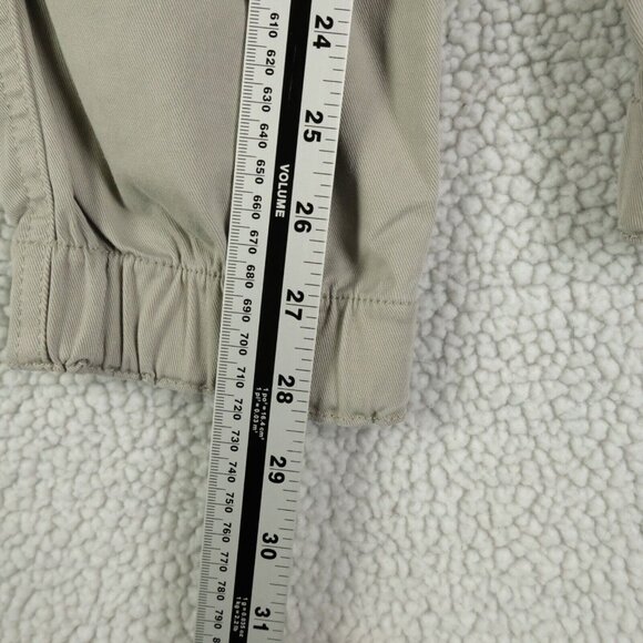 DUER Joggers Womens Small Green Live Lite Tapered Drawstring Pockets Cotton - Picture 9 of 13